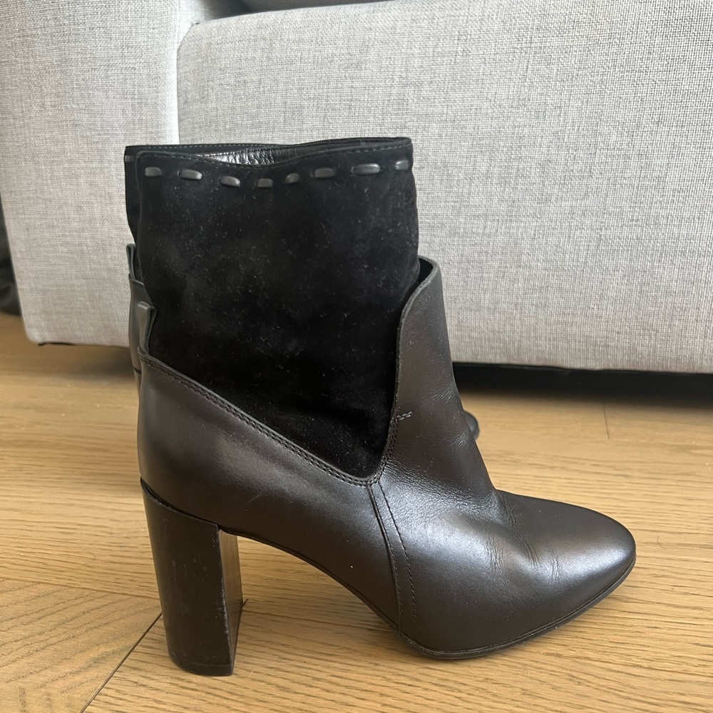 Aquatalia Black Boot Heels - Picture 1 of 5